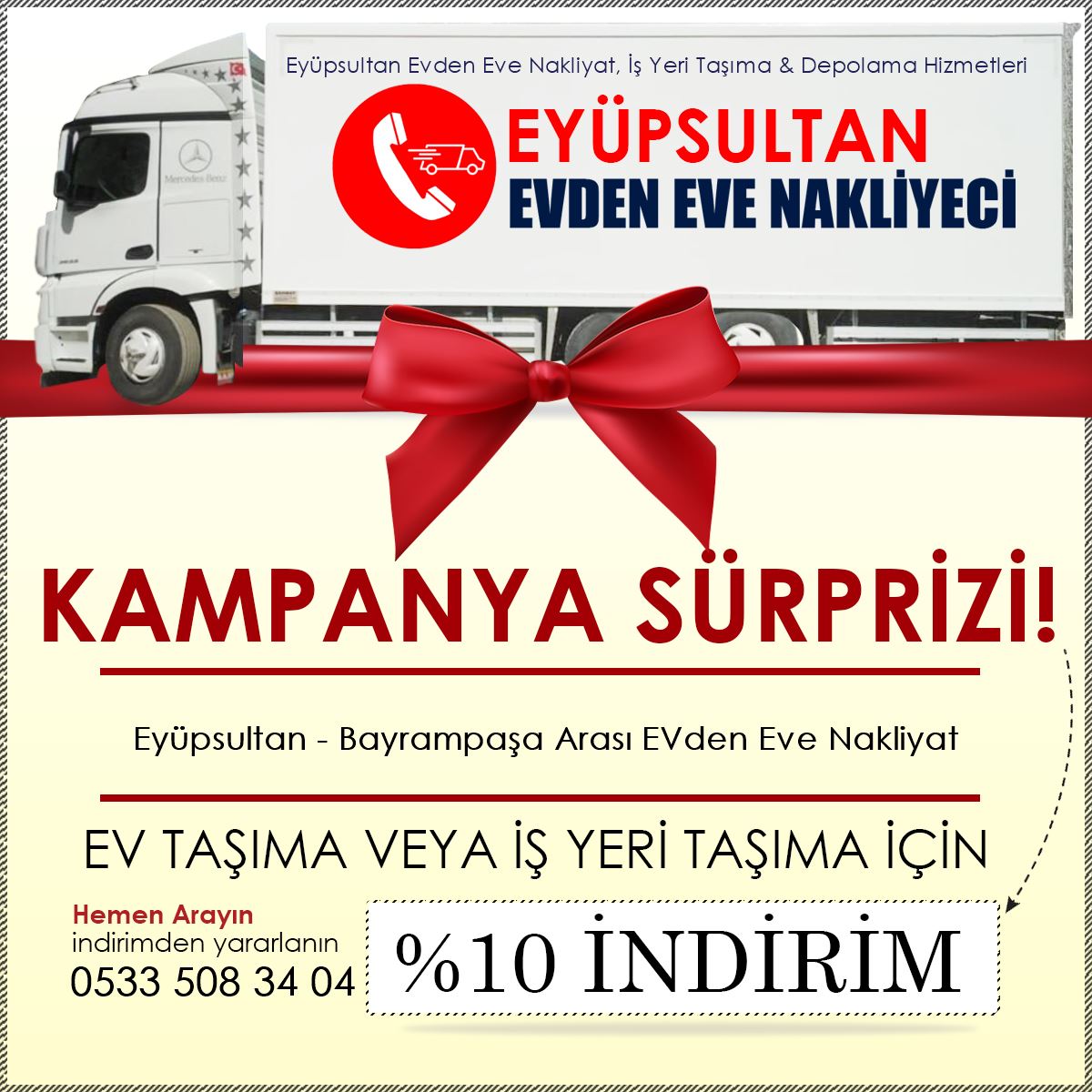 Eyüpsultan - Bayrampaşa Arası EVden Eve Nakliyat