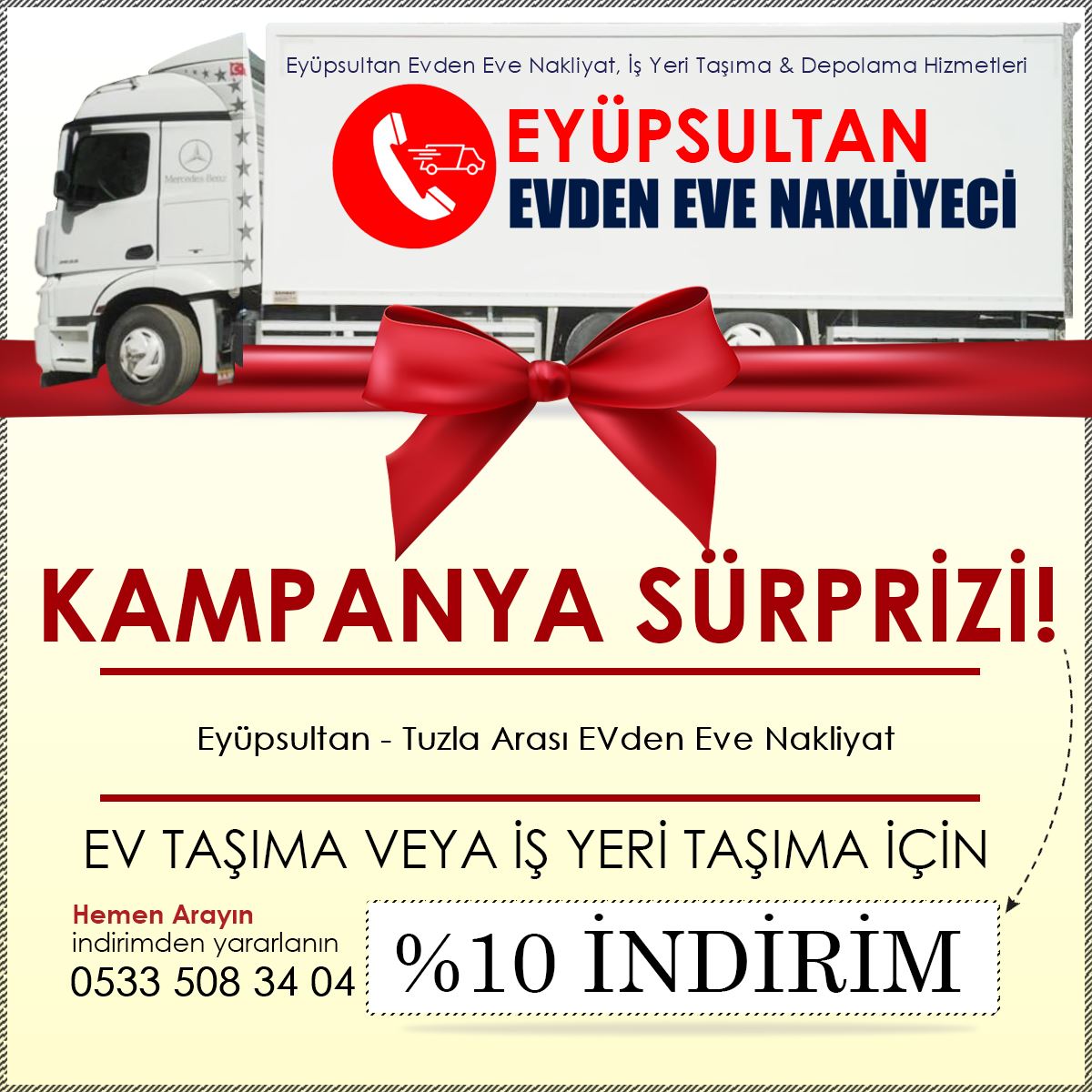 Eyüpsultan - Tuzla Arası EVden Eve Nakliyat